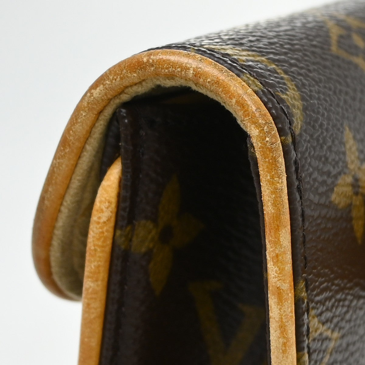 Louis Vuitton Florentine Waist Bag Monogram Canvas Brown Canvas Clutche & Pouche Bag (Pre-Owned)