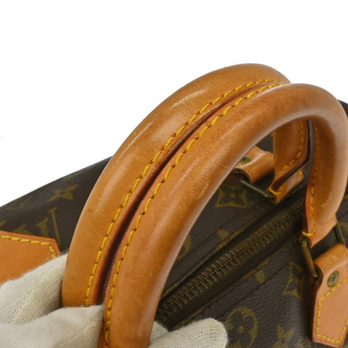 Louis Vuitton Speedy Handbag Monogram Canvas Brown Canvas Handbag (Pre-Owned)