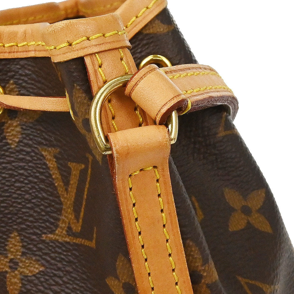 Louis Vuitton Noe Handbag Monogram Canvas Brown Canvas Shoulder Bag Bag (Pre-Owned)
