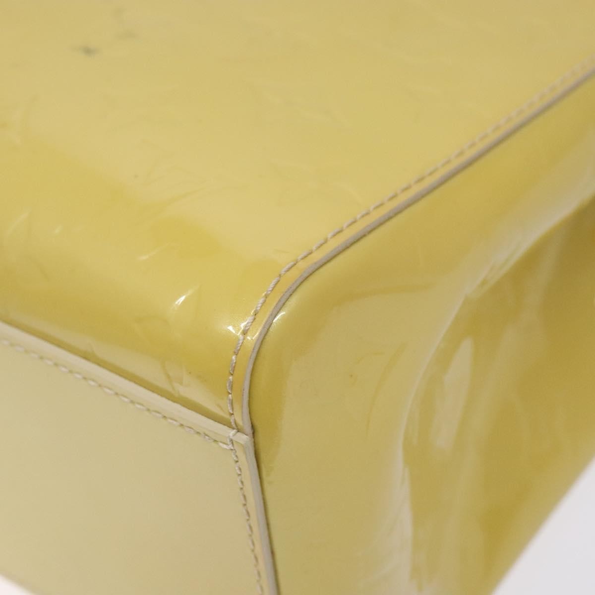Louis Vuitton Catalina Handbag Monogram Vernis Yellow Patent_Leather Tote Bag Bag (Pre-Owned)