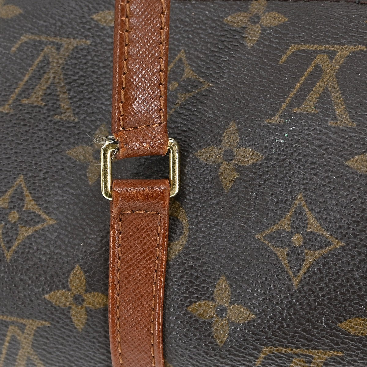 Louis Vuitton Papillon Handbag Monogram Canvas Brown Canvas Handbag (Pre-Owned)