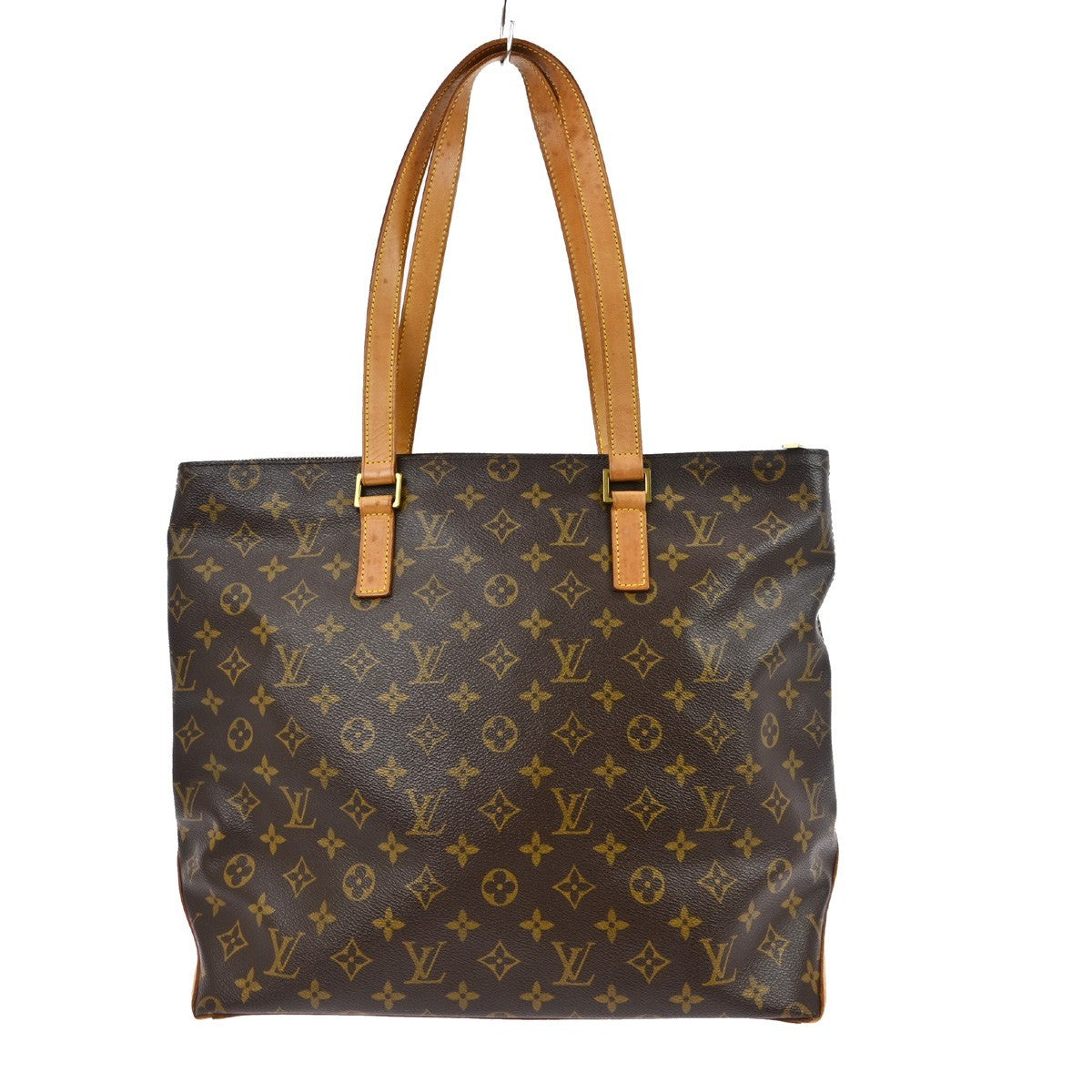 Louis Vuitton Cabas Mezzo Monogram Canvas Brown Canvas Tote Bag Bag (Pre-Owned)