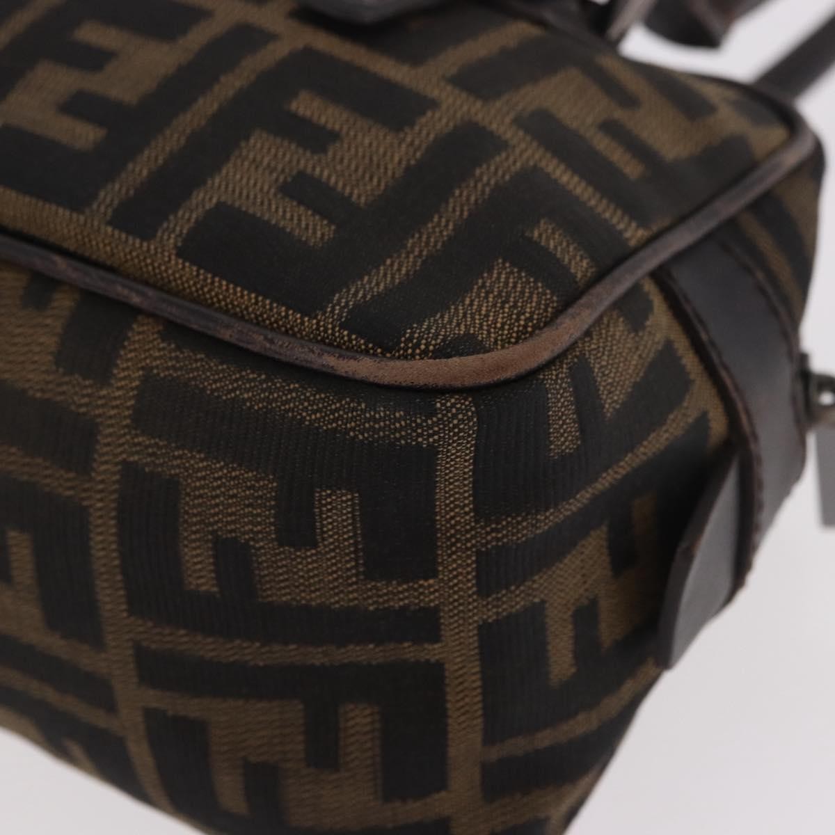 Fendi Zucca Tote Bag Ff Motif Multicolour Canvas Shoulder Bag Bag (Pre-Owned)