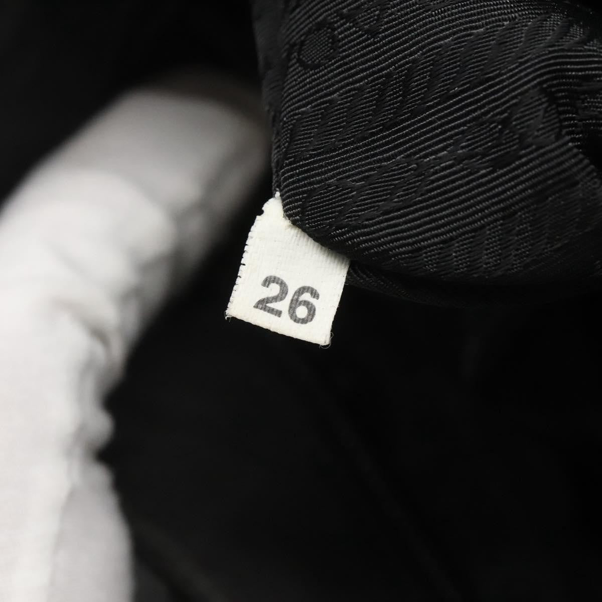 Prada Buckle Messenger Bag Tessuto Black Nylon Shoulder Bag Bag (Pre-Owned)