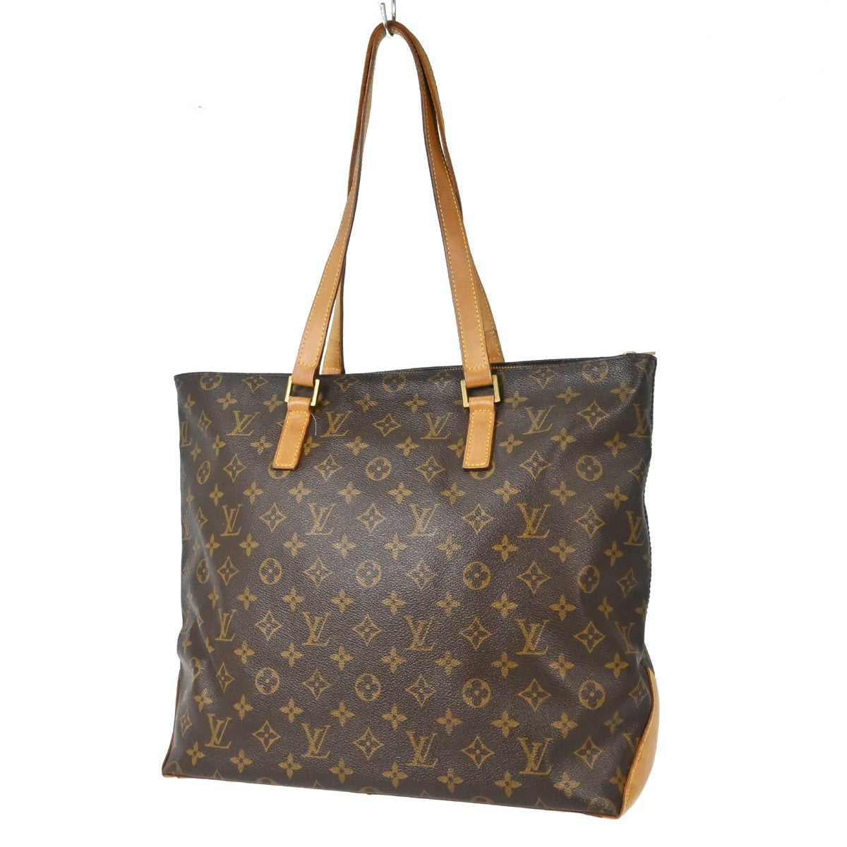 Louis Vuitton Cabas Mezzo Monogram Canvas Brown Canvas Tote Bag Bag (Pre-Owned)
