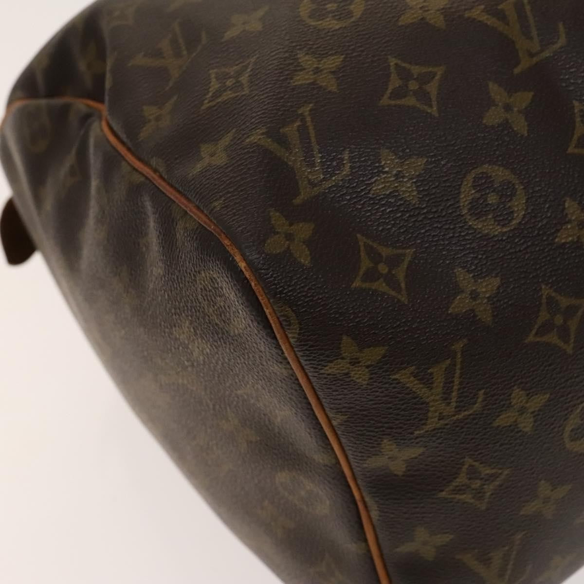 Louis Vuitton Keepall Bag Monogram Canvas Brown Canvas Travel Bag Bag (Pre-Owned)