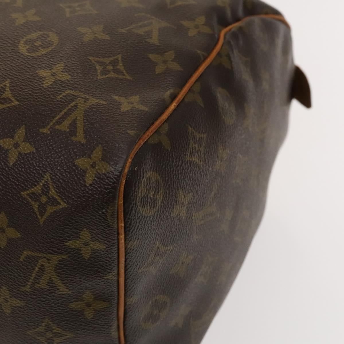 Louis Vuitton Keepall Bag Monogram Canvas Brown Canvas Travel Bag Bag (Pre-Owned)