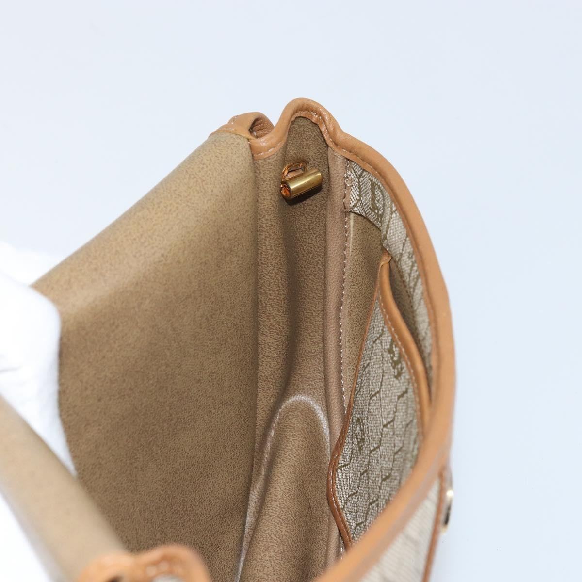 Christian Dior Vintage Honeycomb Shoulder Bag Canvas Beige Canvas Shoulder Bag Bag (Pre-Owned)
