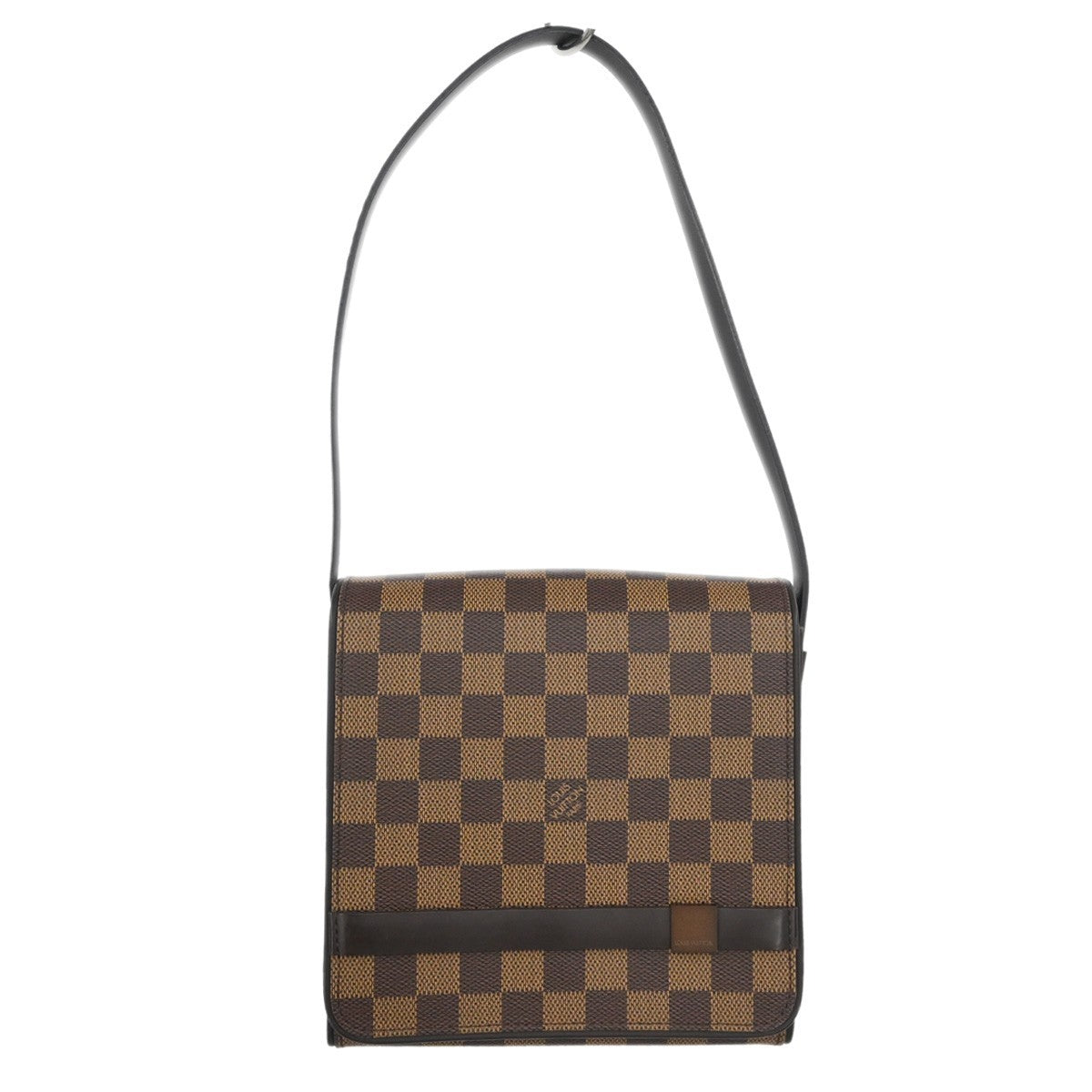 Louis Vuitton Tribeca Carre Handbag Damier Brown Canvas Handbag (Pre-Owned)
