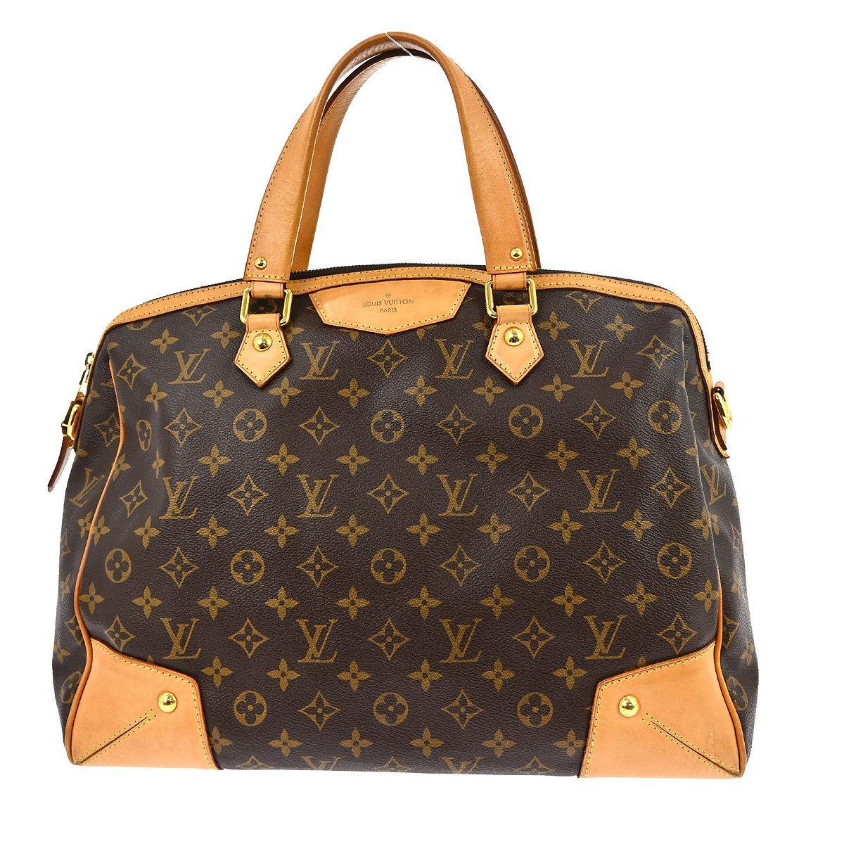 Louis Vuitton Retiro Handbag Monogram Canvas Brown Canvas Handbag (Pre-Owned)
