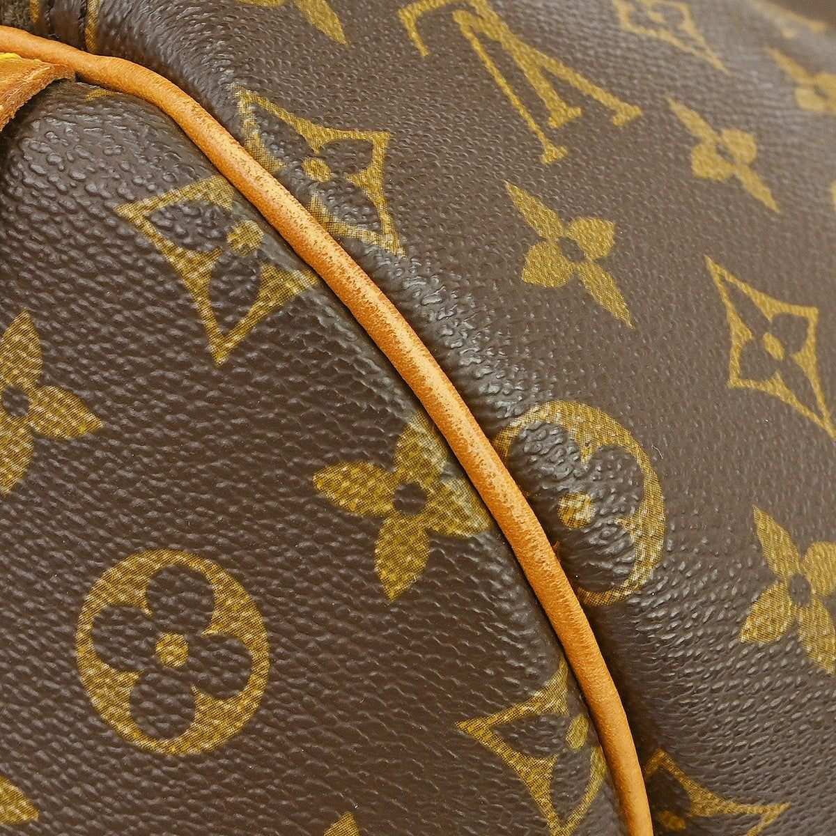 Louis Vuitton Keepall Bag Monogram Canvas Brown Canvas Travel Bag Bag (Pre-Owned)