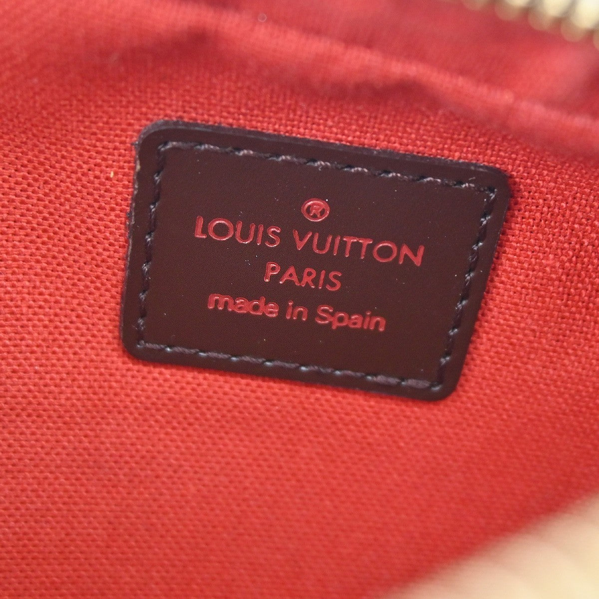 Louis Vuitton Geronimos Waist Bag Damier Brown Canvas Shoulder Bag Bag (Pre-Owned)