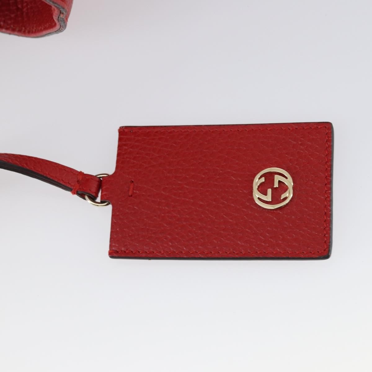 Gucci Swing Tote Leather Red Leather Bag (Pre-Owned)