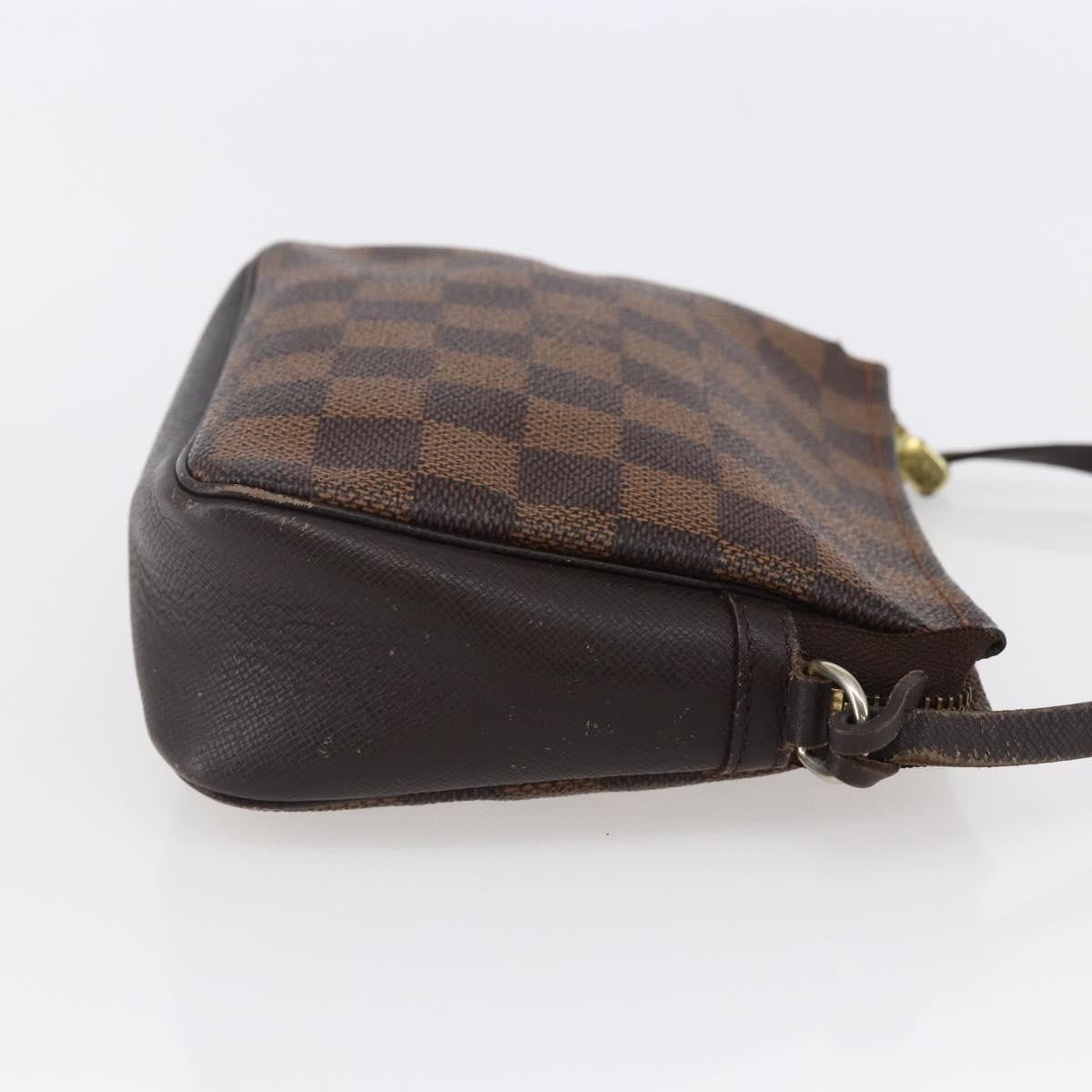 Louis Vuitton Trousse Make Up Bag Damier Canvas Brown Canvas Clutche & Pouche Bag (Pre-Owned)