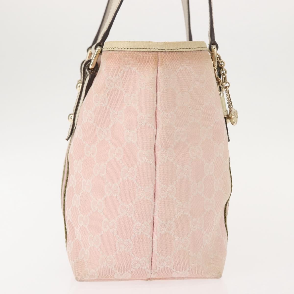 Gucci Jolicoeur Tote Gg Canvas Pink Canvas Tote Bag Bag (Pre-Owned)