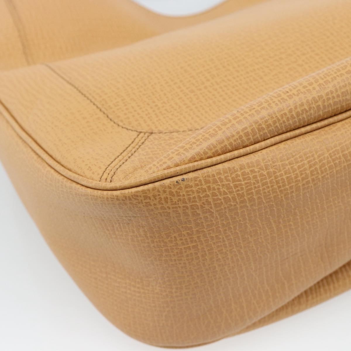 Loewe Vintage Shoulder Bag Canvas Beige Leather Shoulder Bag Bag (Pre-Owned)