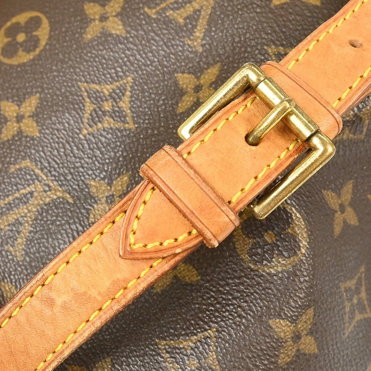 Louis Vuitton Vintage Montsouris Backpack Monogram Canvas Brown Canvas Backpack Bag (Pre-Owned)