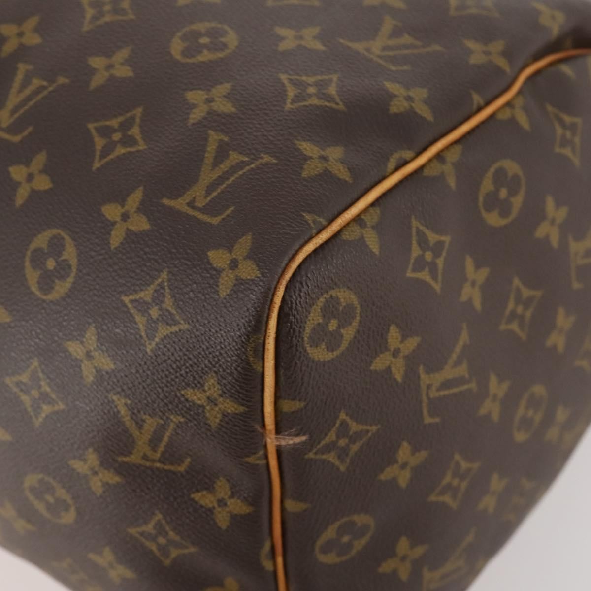 Louis Vuitton Keepall Bag Monogram Canvas Brown Canvas Travel Bag Bag (Pre-Owned)