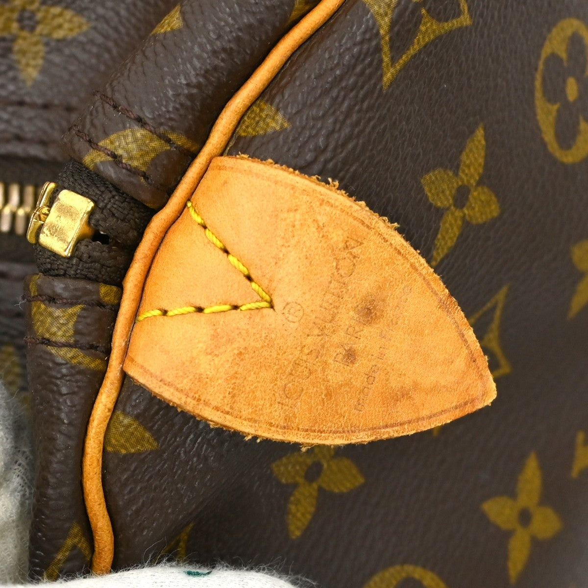 Louis Vuitton Keepall Bag Monogram Canvas Brown Canvas Travel Bag Bag (Pre-Owned)