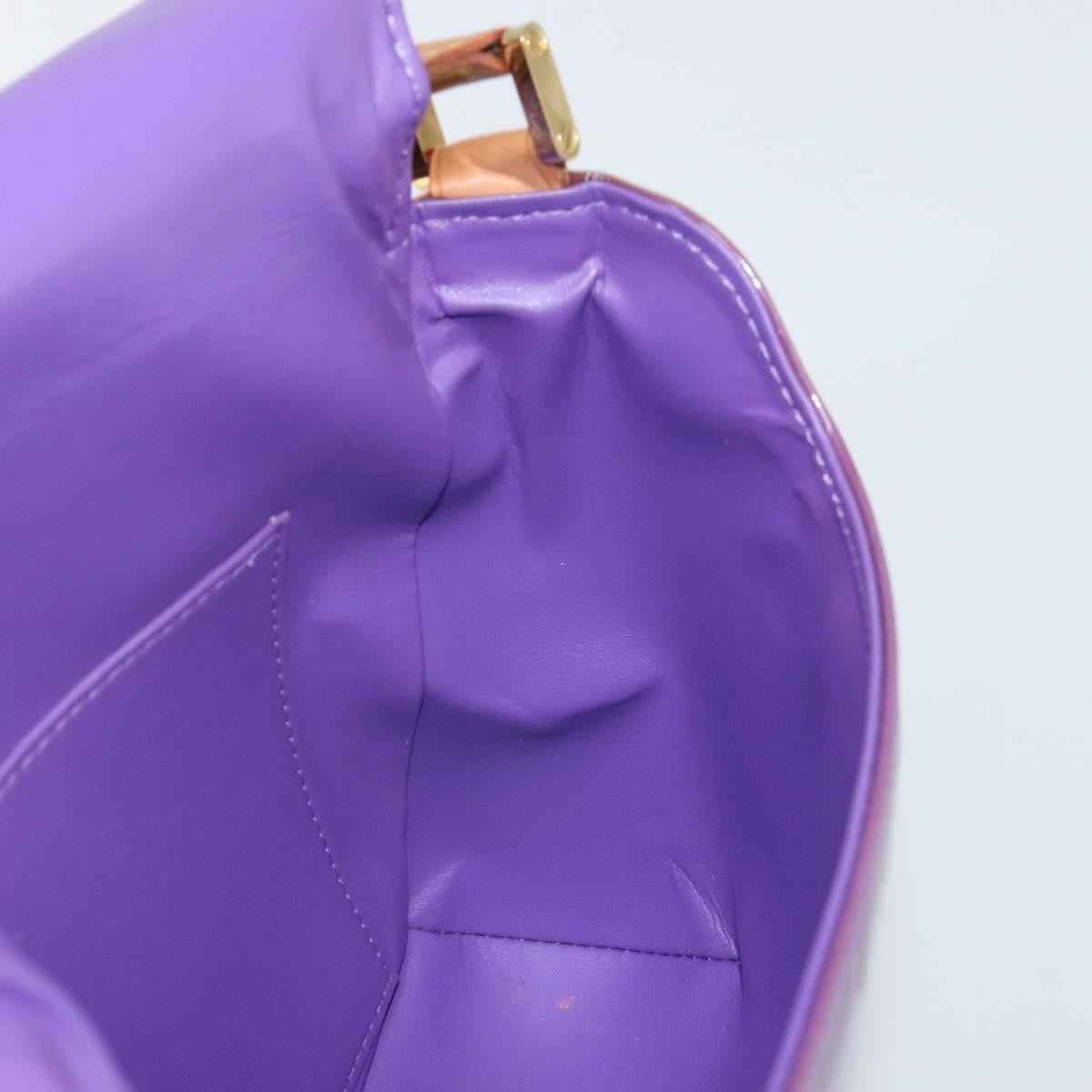 Louis Vuitton Thompson Street Handbag Monogram Vernis Purple Patent_Leather Shoulder Bag Bag (Pre-Owned)