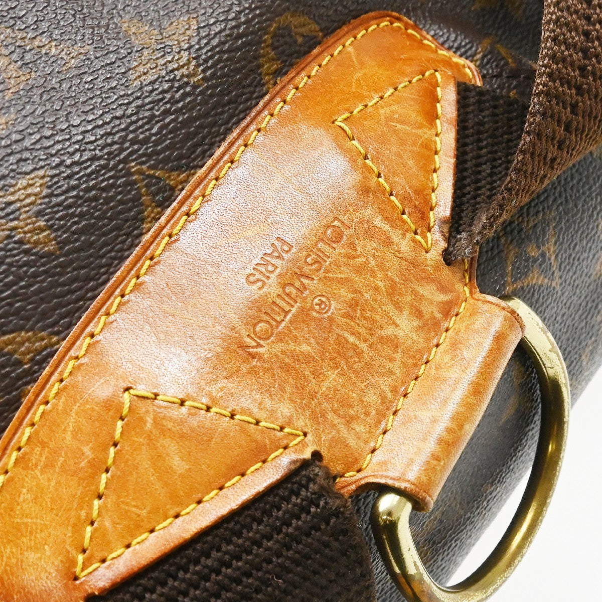 Louis Vuitton Vintage Montsouris Backpack Monogram Canvas Brown Canvas Backpack Bag (Pre-Owned)