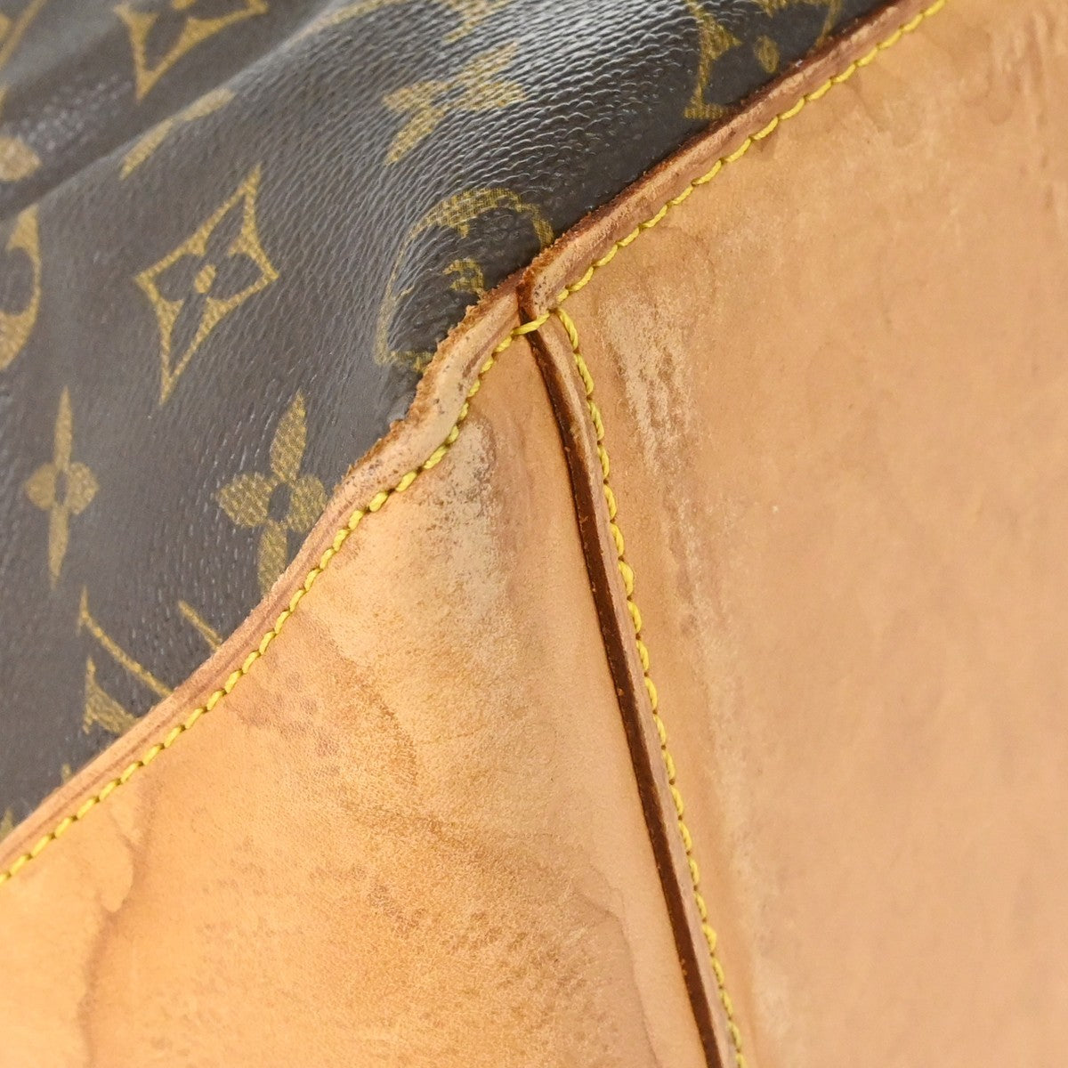 Louis Vuitton Cabas Mezzo Monogram Canvas Brown Canvas Tote Bag Bag (Pre-Owned)