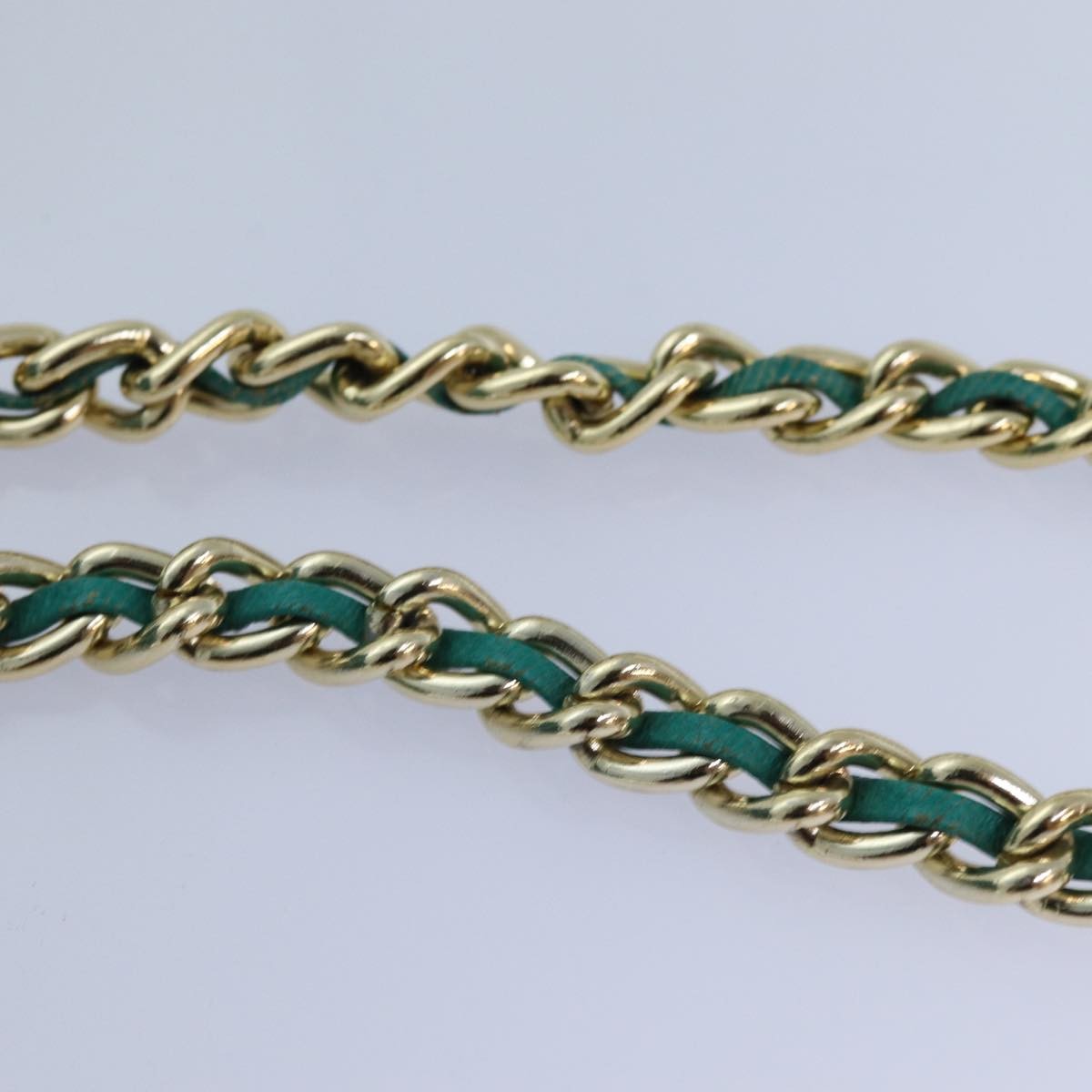 Prada Chain Shoulder Bag Tessuto Blue Nylon Shoulder Bag Bag (Pre-Owned)