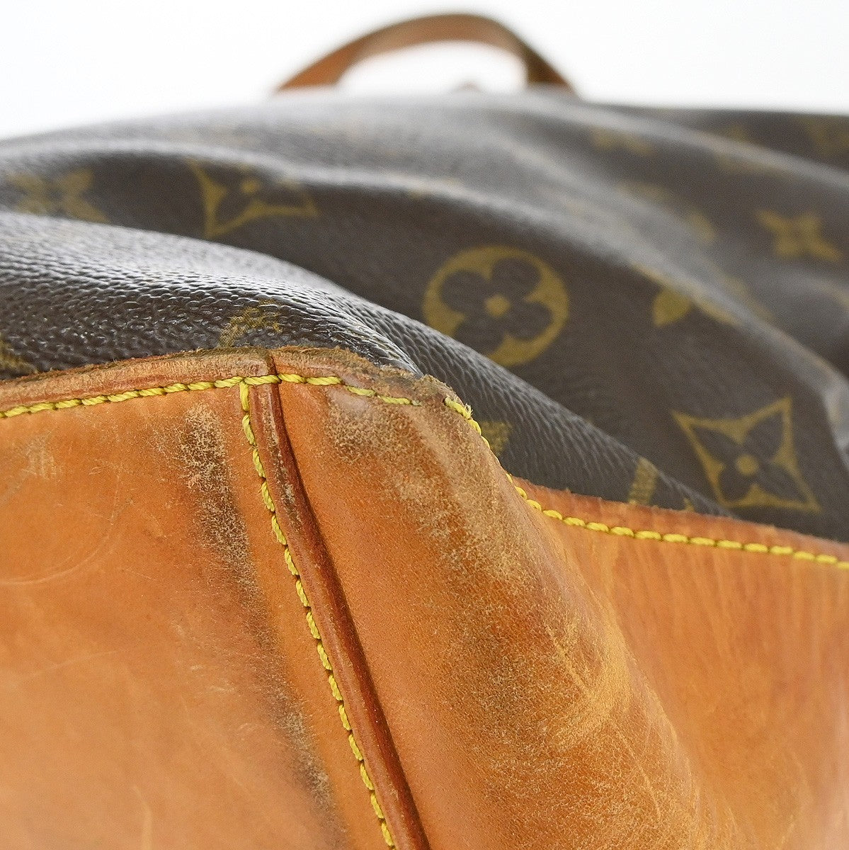 Louis Vuitton Cabas Mezzo Monogram Canvas Brown Canvas Tote Bag Bag (Pre-Owned)