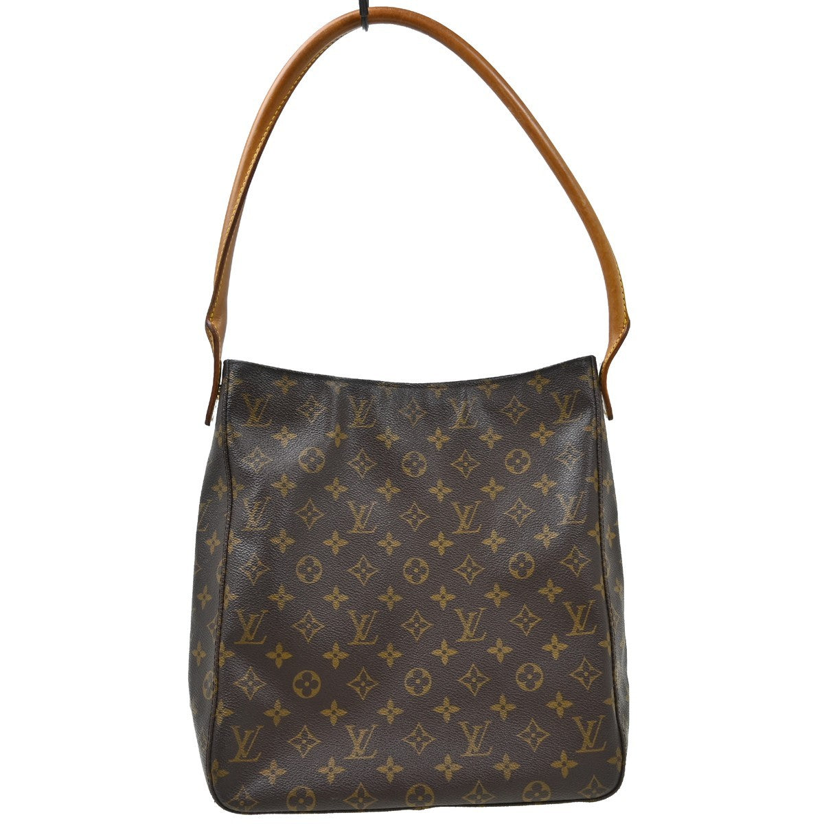 Louis Vuitton Monogram Looping Handbag Monogram Canvas Brown Canvas Shoulder Bag Bag (Pre-Owned)