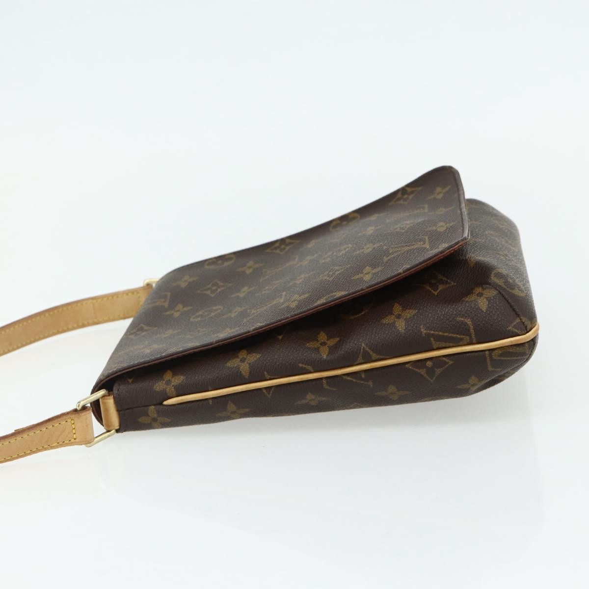 Louis Vuitton Musette Salsa Handbag Monogram Canvas Brown Canvas Shoulder Bag Bag (Pre-Owned)