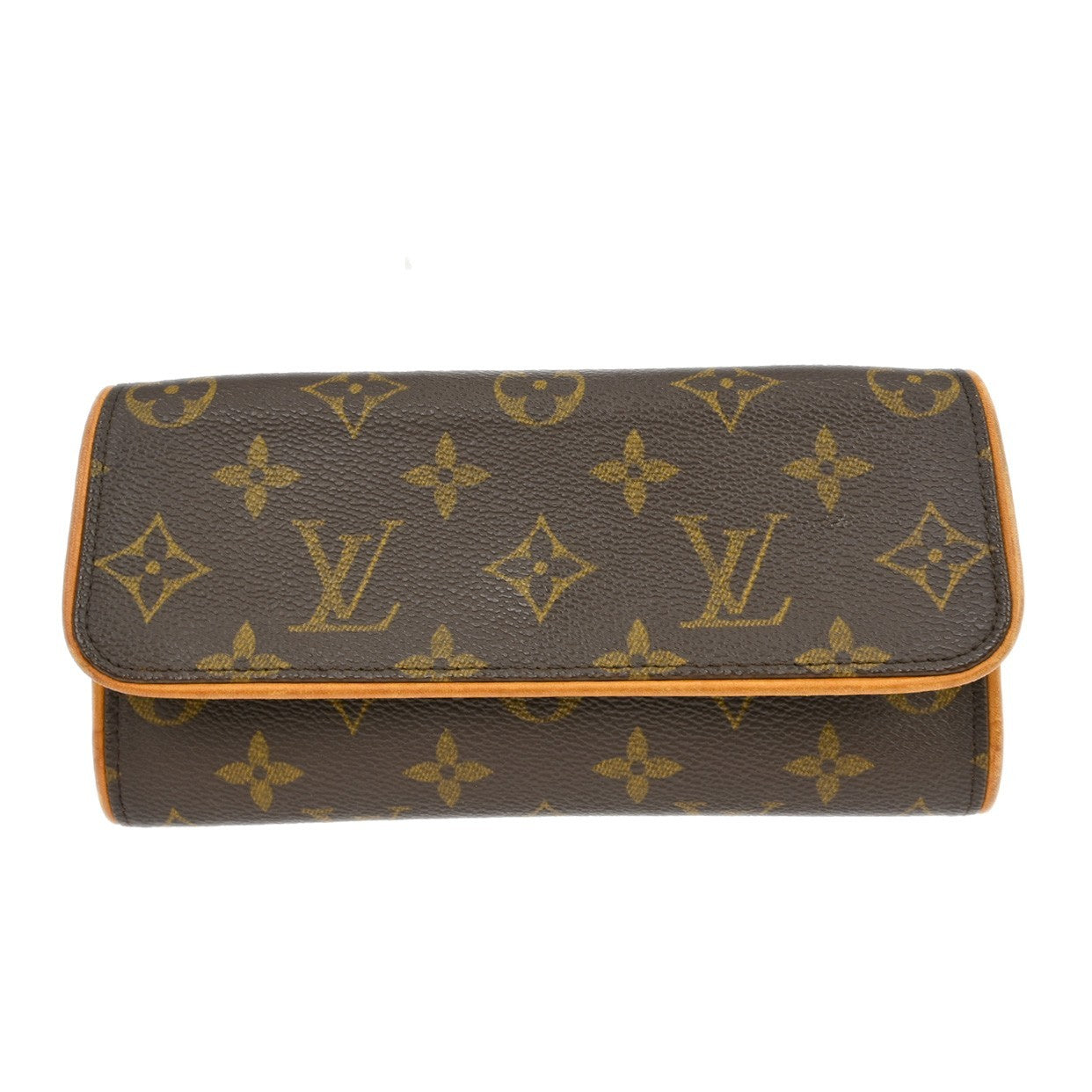 Louis Vuitton Twin Handbag Monogram Canvas Brown Canvas Clutche & Pouche Bag (Pre-Owned)