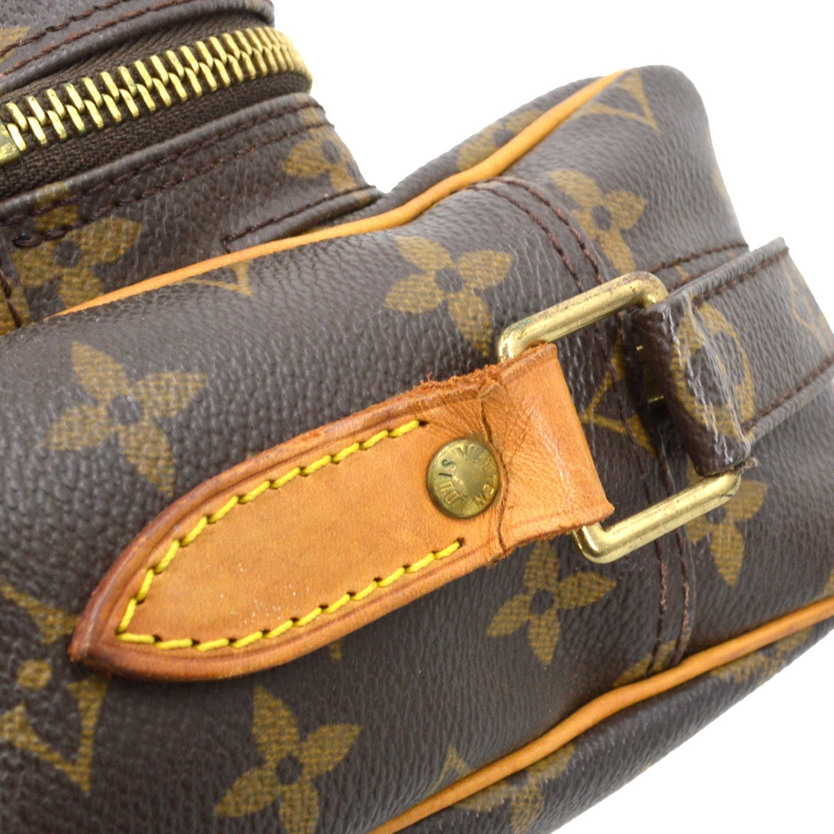 Louis Vuitton Nil Messenger Bag Monogram Canvas Brown Canvas Shoulder Bag Bag (Pre-Owned)
