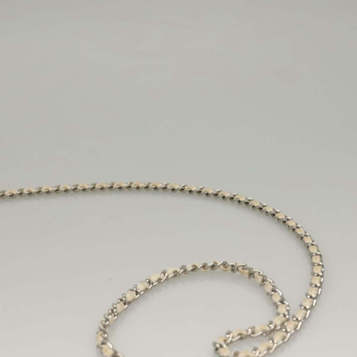 Chanel Vintage Timeless Wallet On Chain Caviar White Leather Shoulder Bag Bag (Pre-Owned)