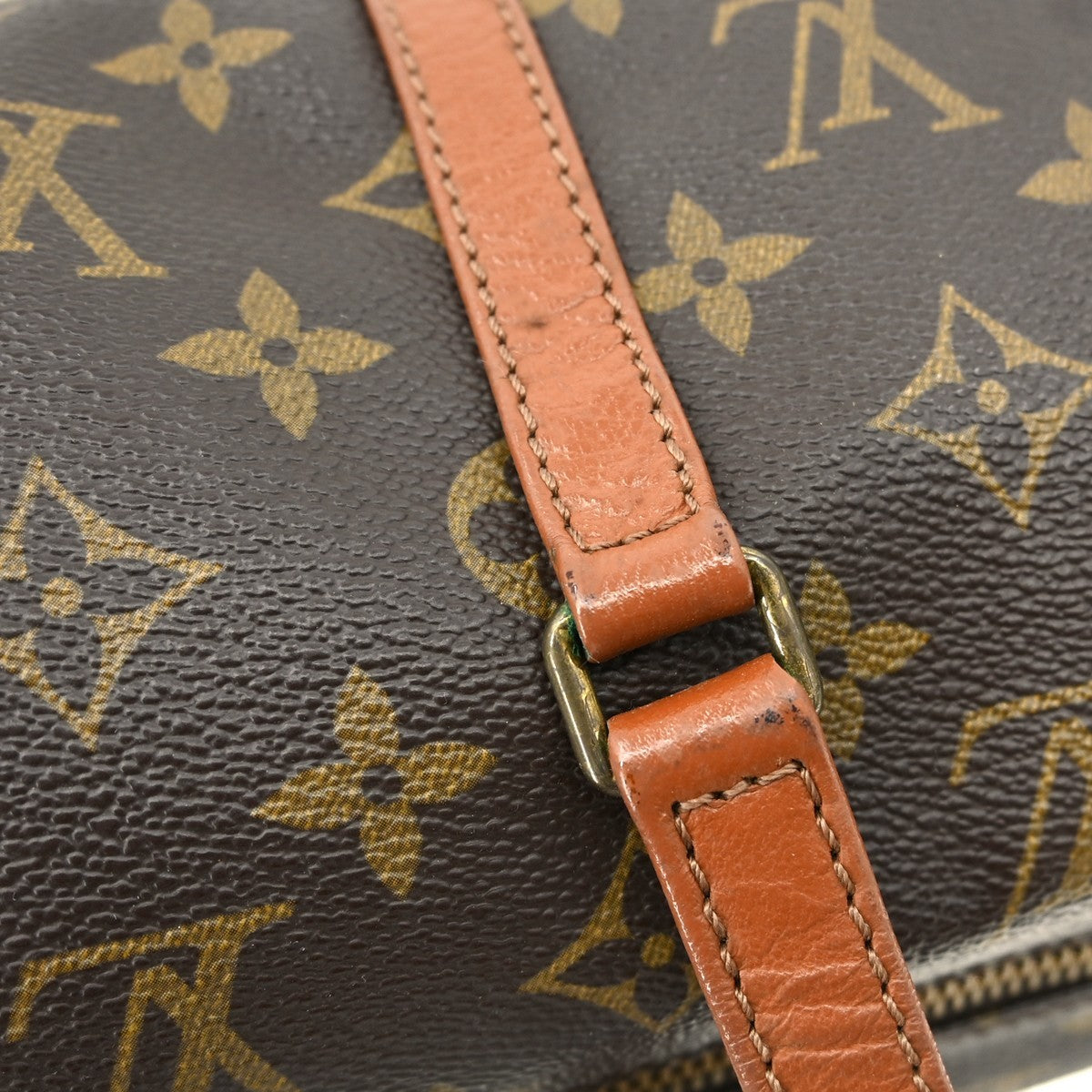 Louis Vuitton Papillon Handbag Monogram Canvas Brown Canvas Handbag (Pre-Owned)