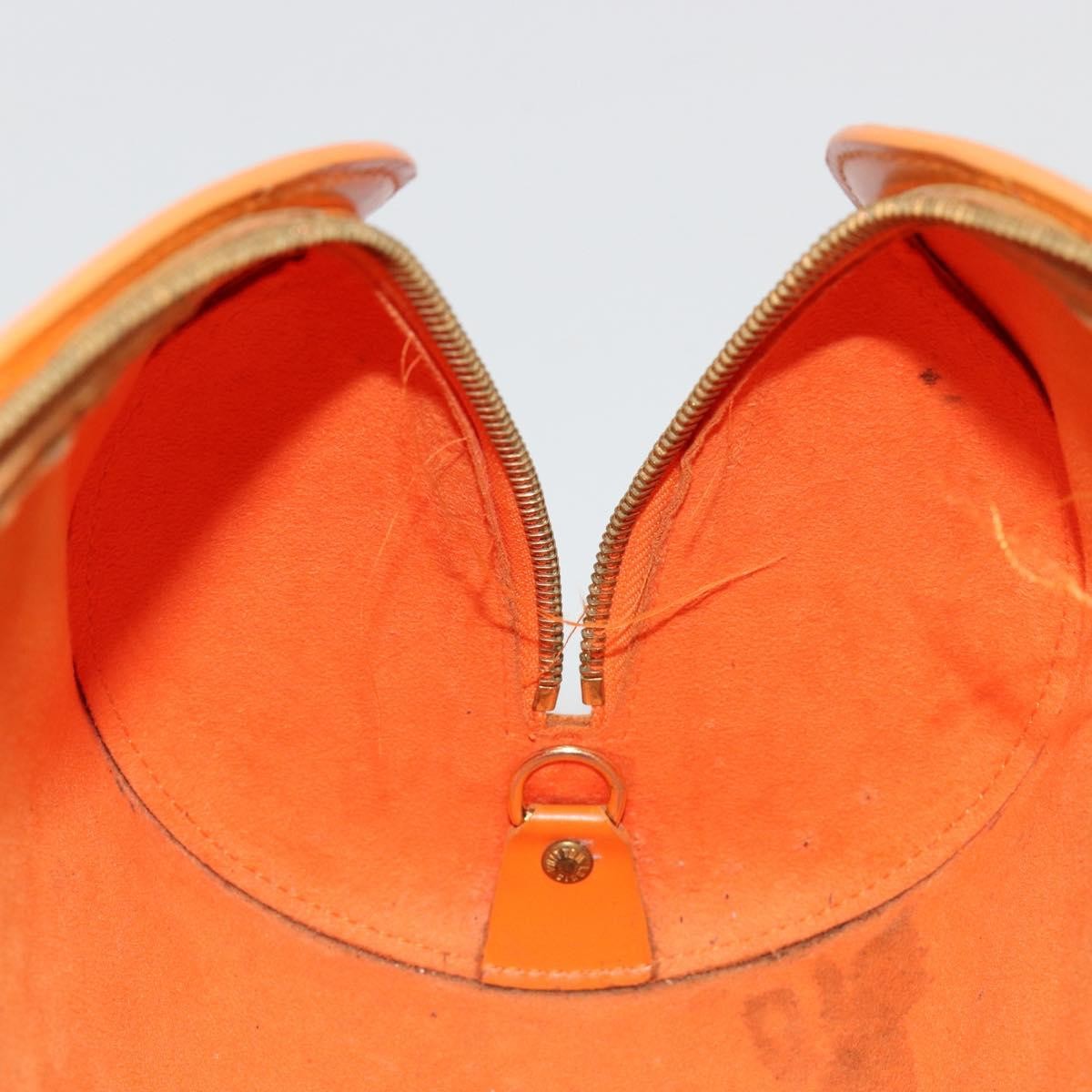 Louis Vuitton Soufflot Handbag Epi Leather Orange Leather Handbag (Pre-Owned)