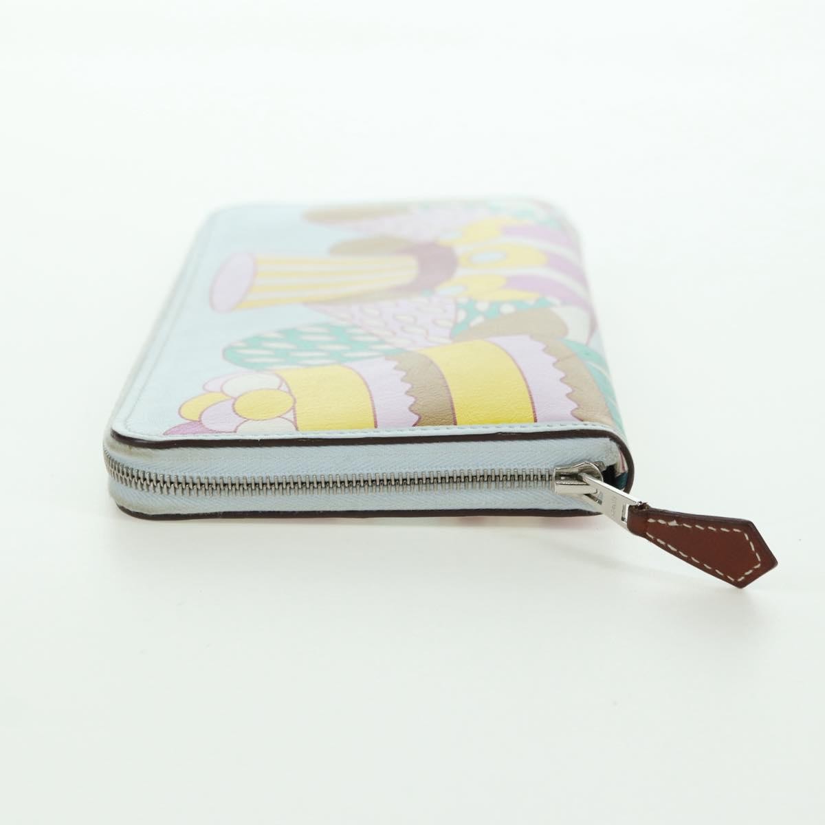 Hermes Azap Zip Around Wallet Printed Leather Multicolour Leather Wallets Accessory (Pre-Owned)