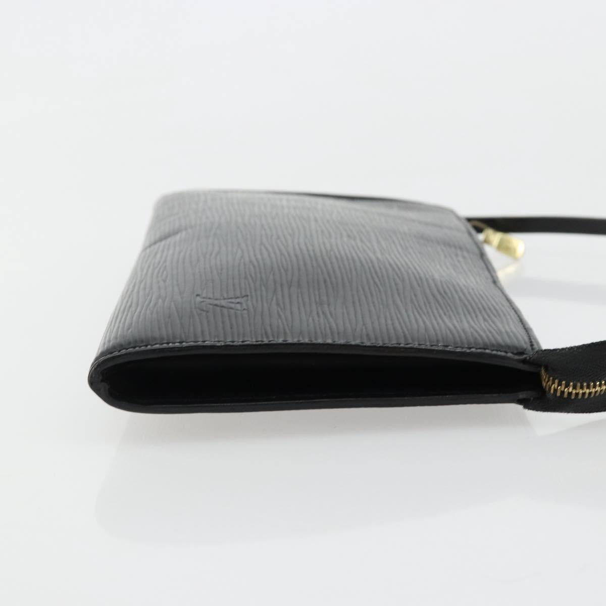 Louis Vuitton Pochette Accessoires Epi Leather Black Leather Clutche & Pouche Bag (Pre-Owned)