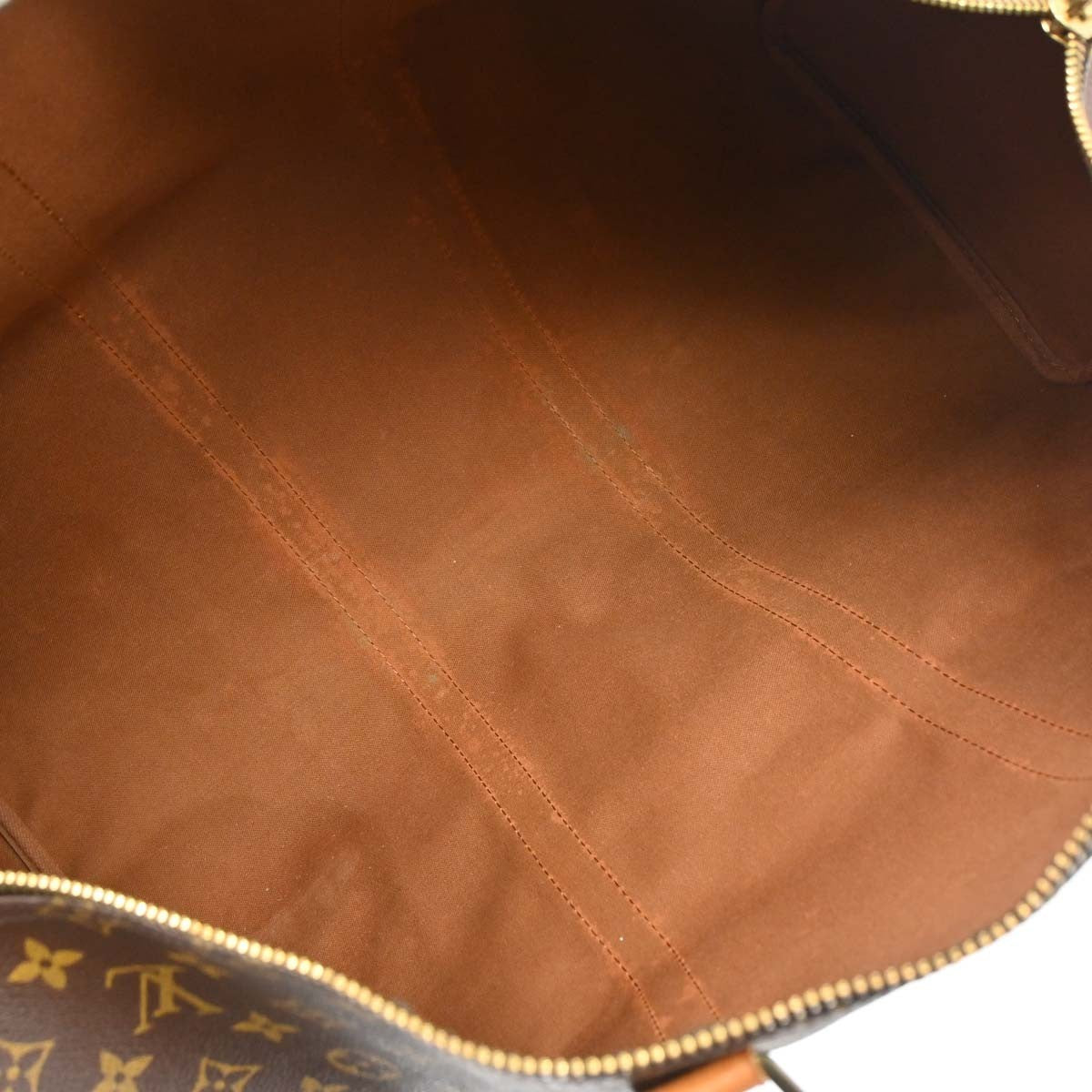 Louis Vuitton Keepall Bag Monogram Canvas Brown Canvas Travel Bag Bag (Pre-Owned)