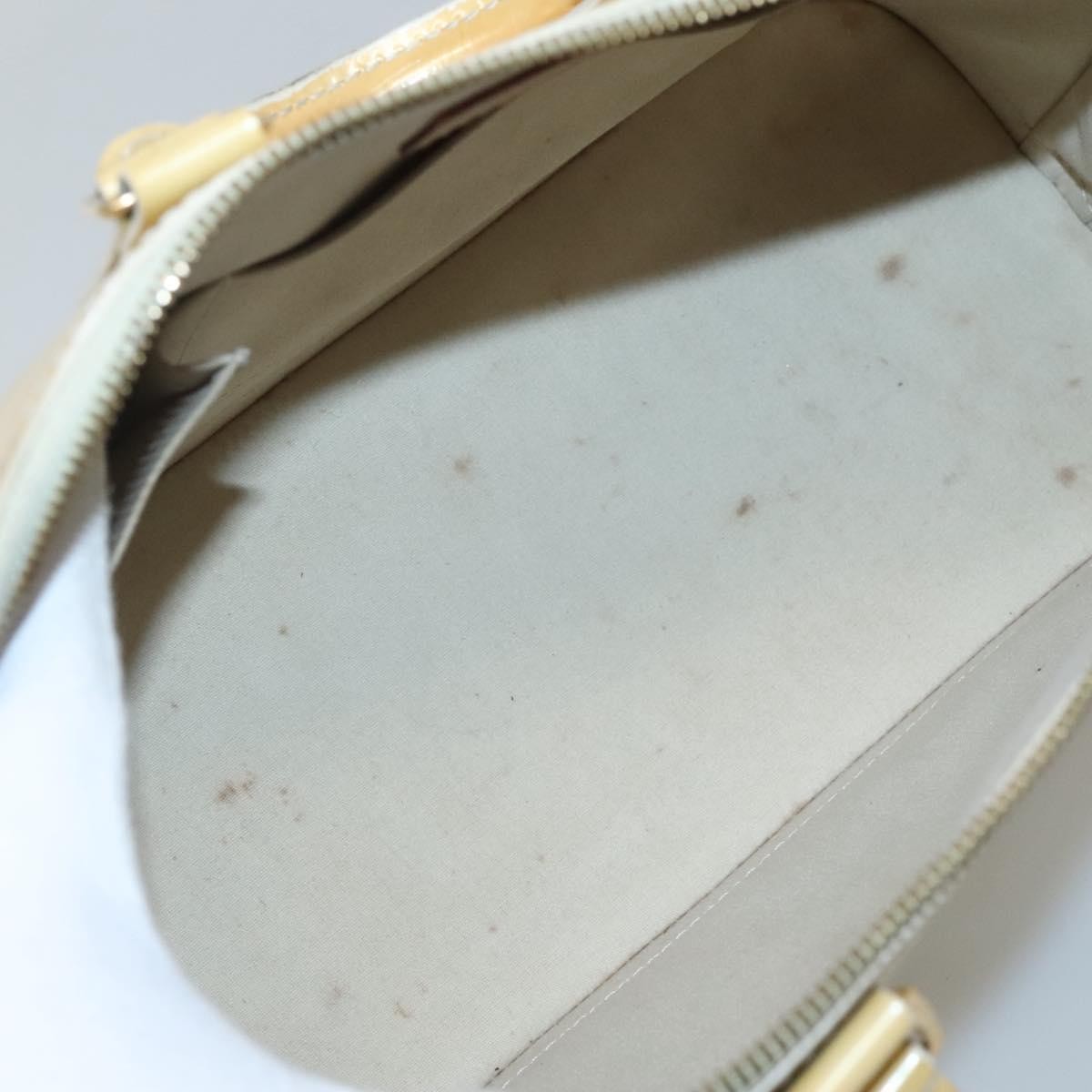 Louis Vuitton Alma Handbag Patent Leather Yellow Patent_Leather Handbag (Pre-Owned)