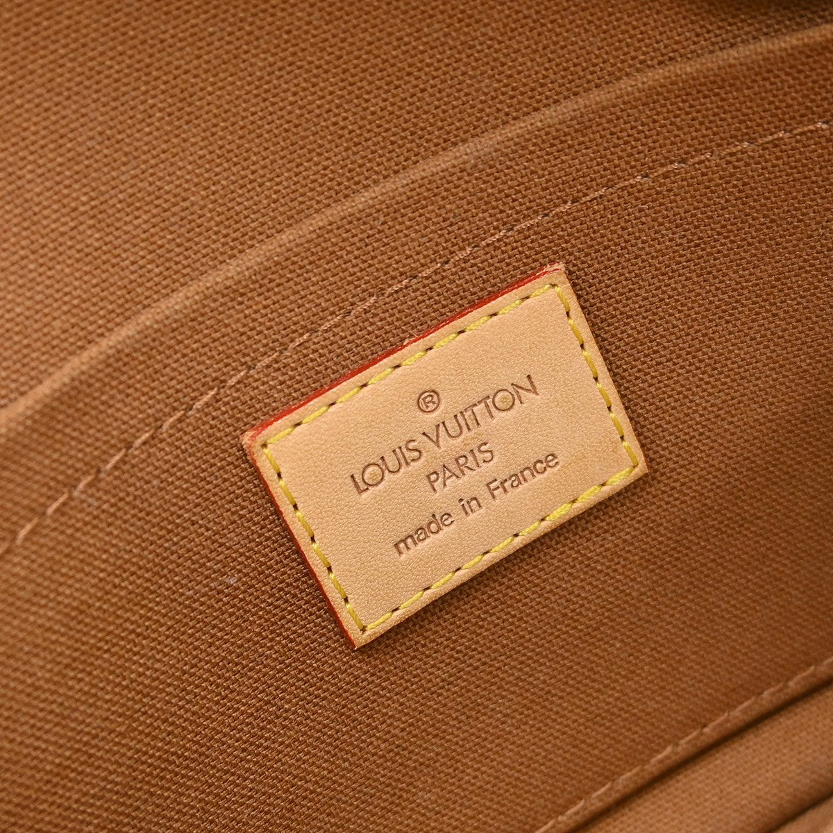 Louis Vuitton Ceinture Pochette Solo Belt Bag Monogram Canvas Brown Canvas Clutche & Pouche Bag (Pre-Owned)