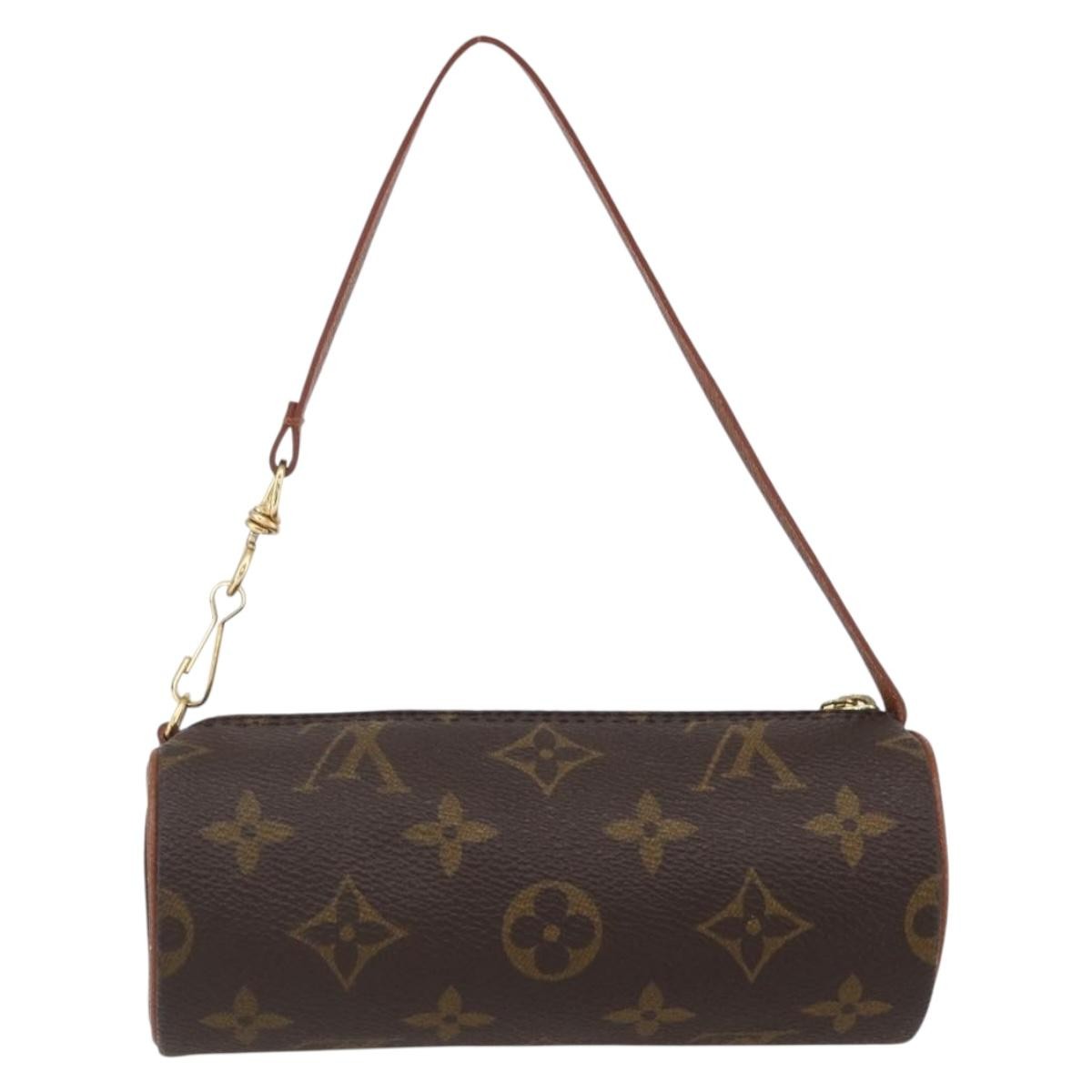 Louis Vuitton Papillon Pochette Monogram Canvas Brown Canvas Clutche & Pouche Bag (Pre-Owned)