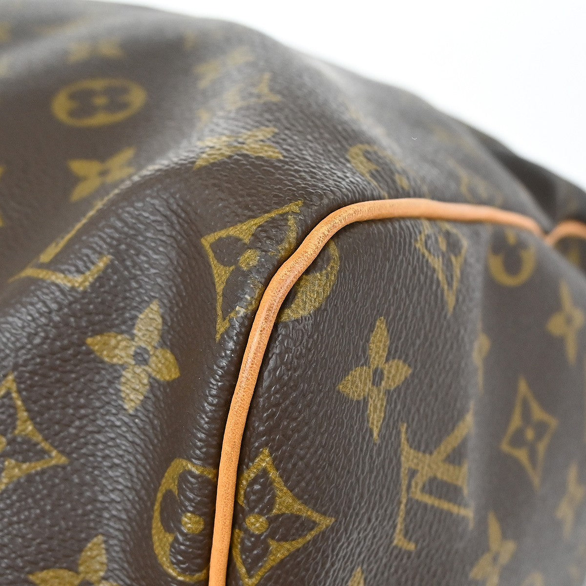 Louis Vuitton Keepall Bag Monogram Canvas Brown Canvas Travel Bag Bag (Pre-Owned)