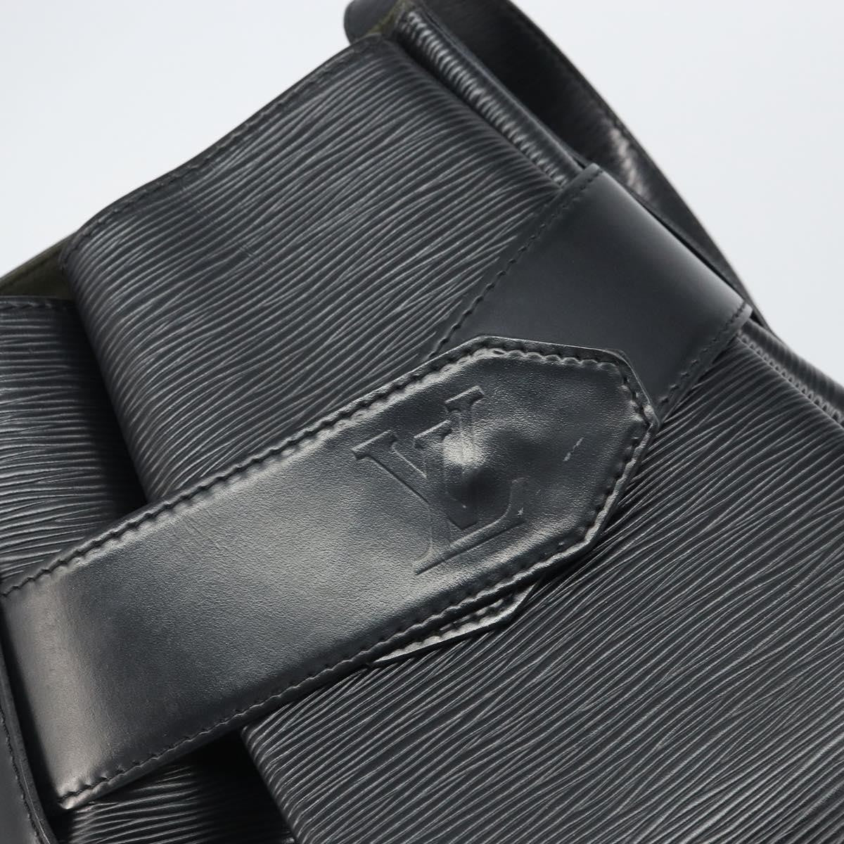 Louis Vuitton Vintage Sac D'epaule Handbag Epi Leather Black Leather Shoulder Bag Bag (Pre-Owned)