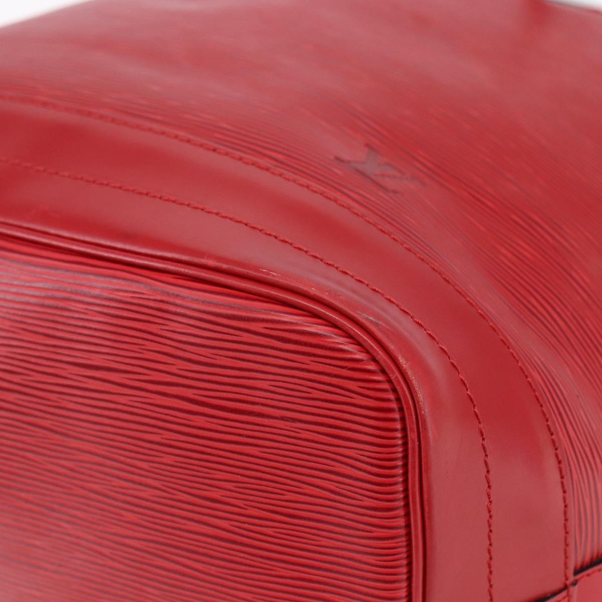 Louis Vuitton Noe Handbag Epi Leather Red Leather Bag (Pre-Owned)