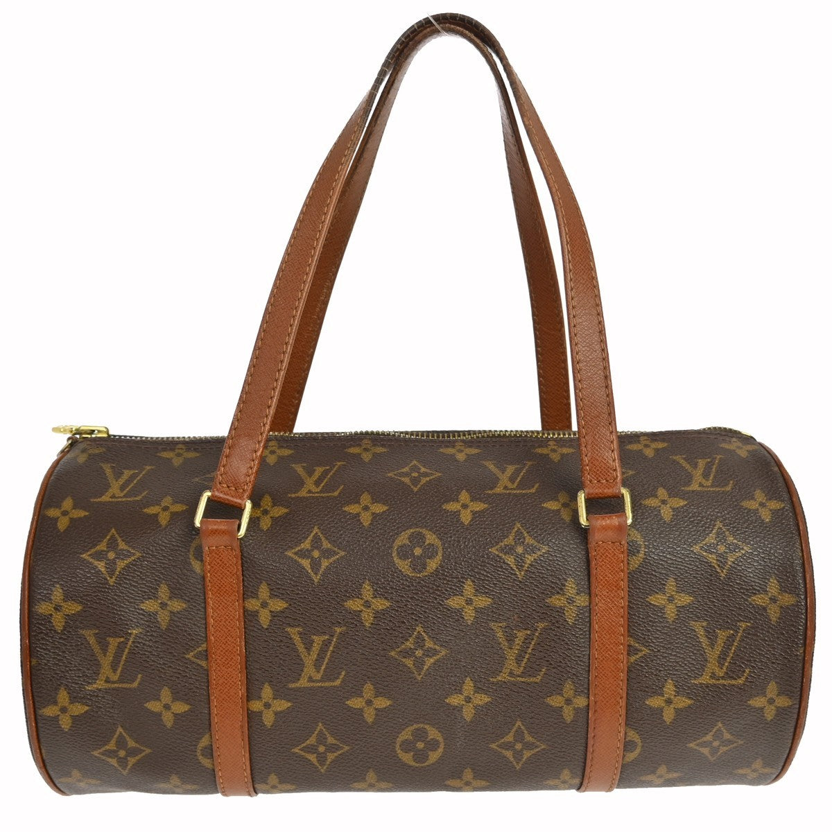 Louis Vuitton Papillon Handbag Monogram Canvas Brown Canvas Handbag (Pre-Owned)