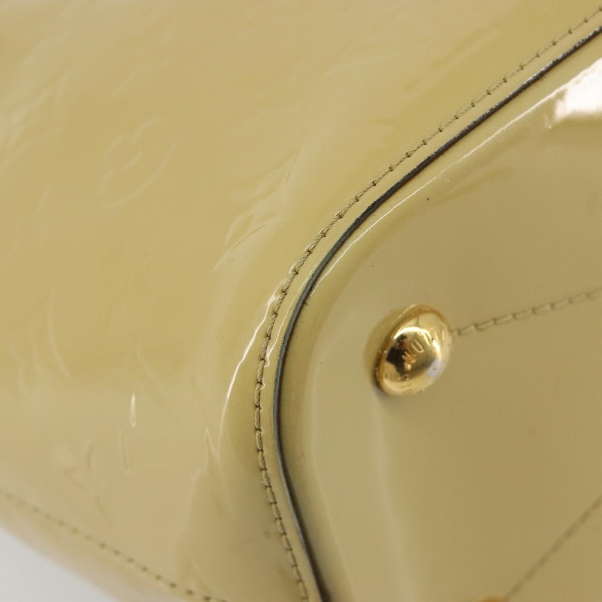 Louis Vuitton Montebello Handbag Monogram Vernis Beige Patent_Leather Handbag (Pre-Owned)