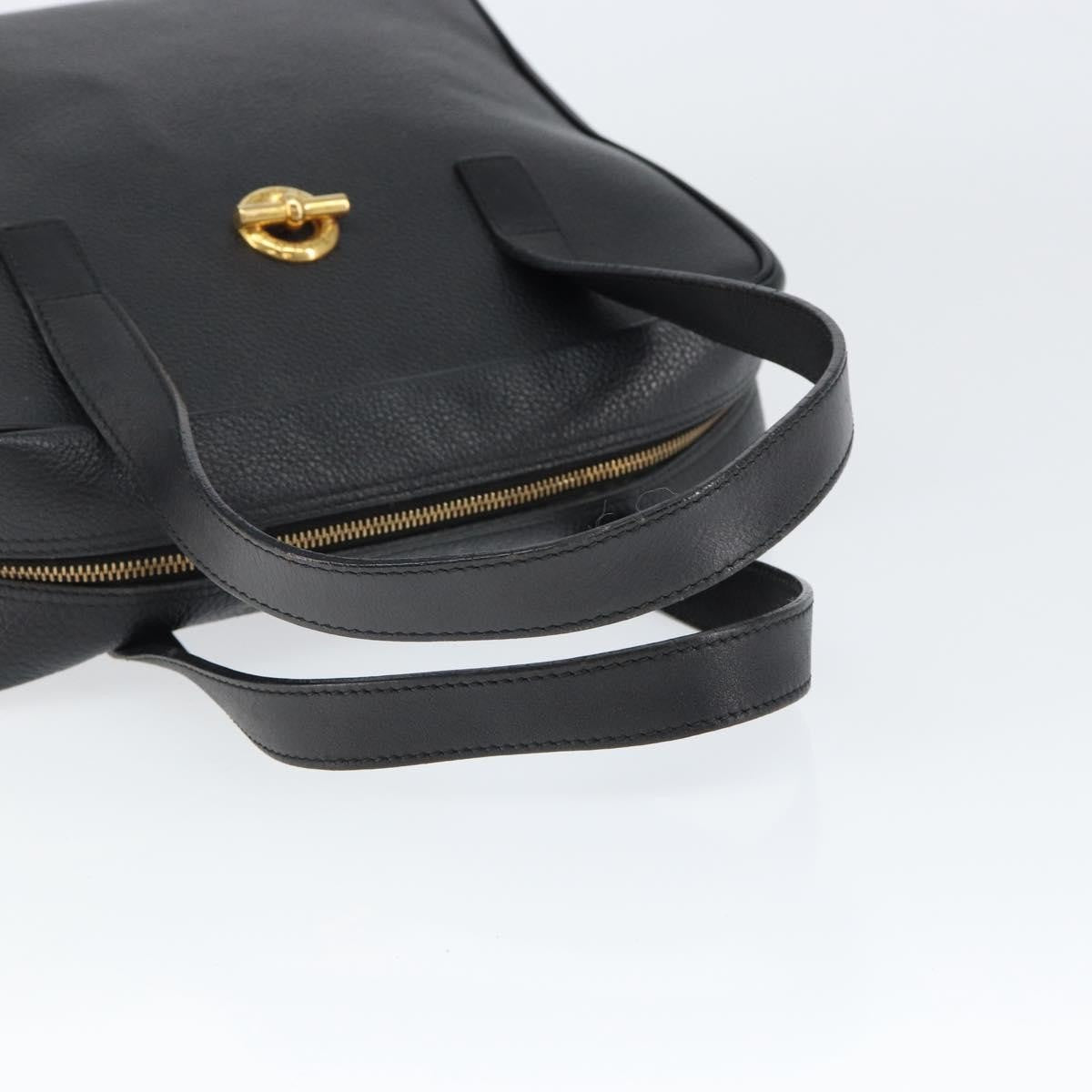 Celine Handbag Leather Black Leather Handbag (Pre-Owned)