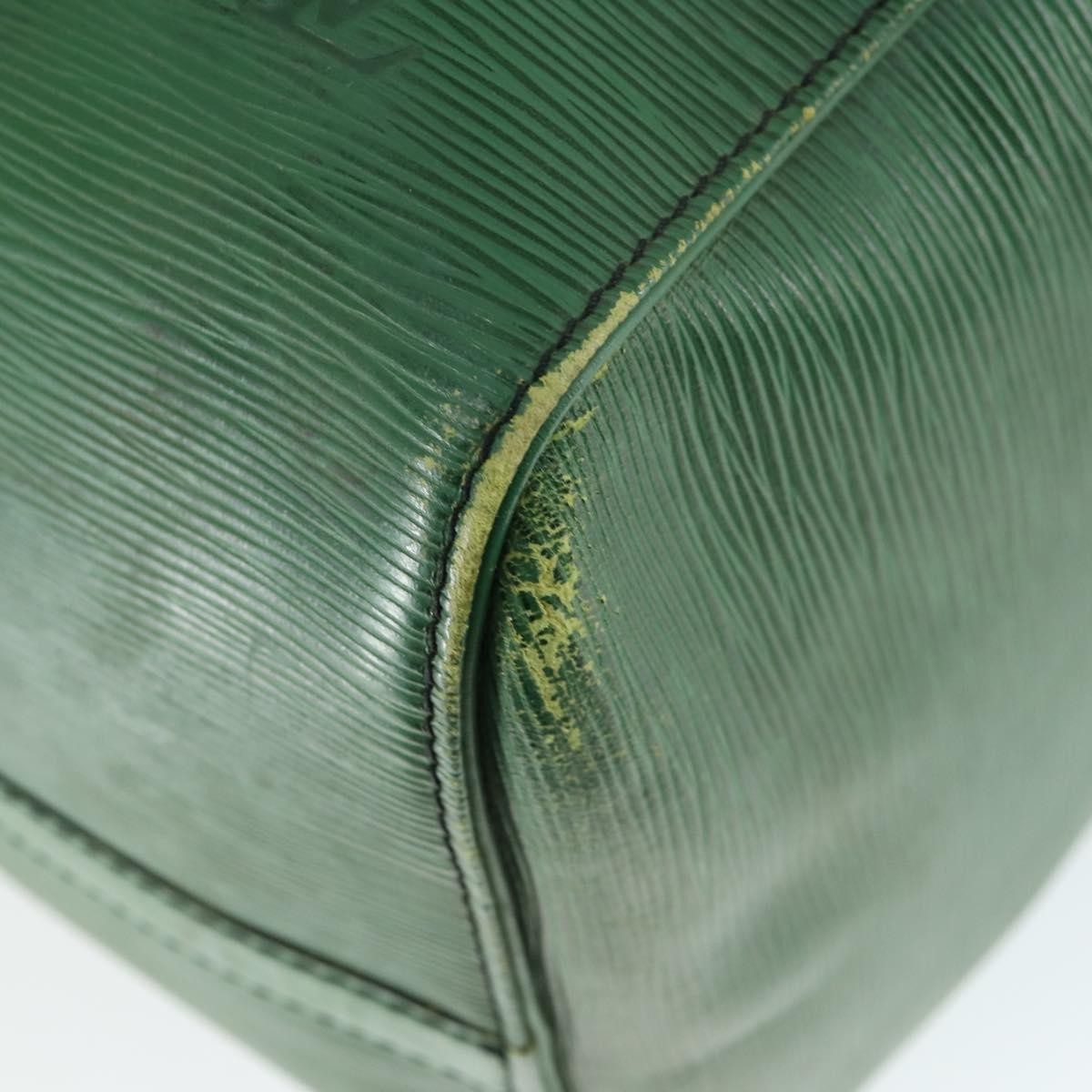 Louis Vuitton Keepall Bag Epi Leather Green Leather Travel Bag Bag (Pre-Owned)