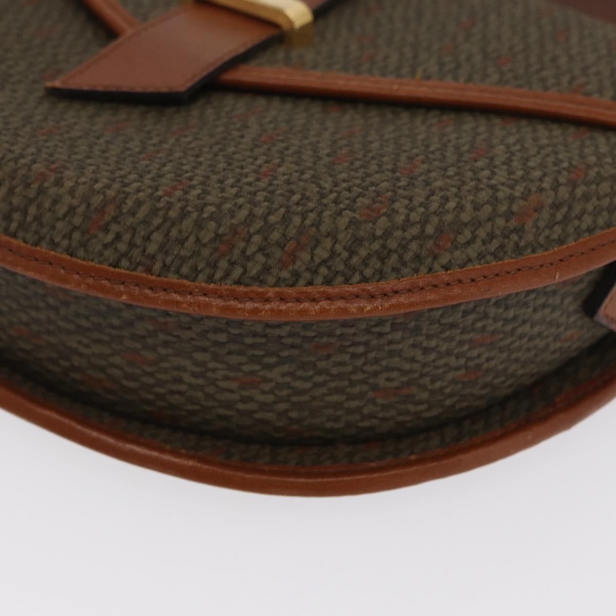 Saint Laurent Vintage Shoulder Bag Canvas Khaki Canvas Shoulder Bag Bag (Pre-Owned)