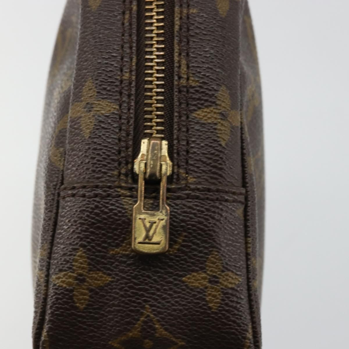 Louis Vuitton Trousse Toiletry Pouch Monogram Canvas Brown Canvas Toiletry Case Accessory (Pre-Owned)